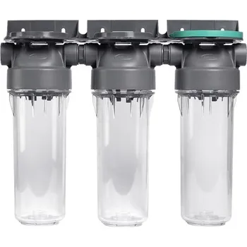Filtrace vody Ecosoft trojité pouzdro filtrů 1“ SX na studenou vodu s příslušenstvím ECO-3FH1