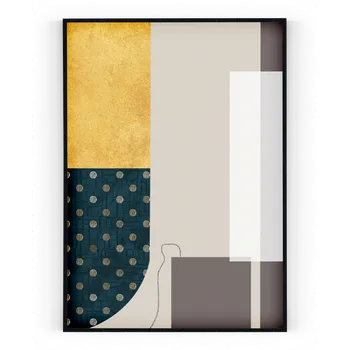 Plakát Plakát / Obraz Goldi A4 - 21 x 29,7 cm Pololesklý saténový papír Bez okraje