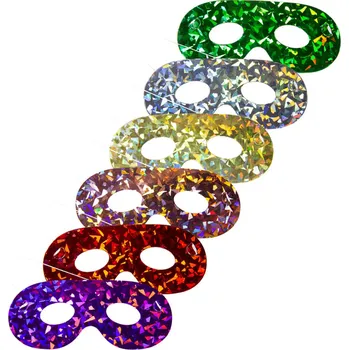 Škrabošky barevné holografické 6 ks