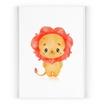 Plakát Plakát / Obraz Animals 30 x 40 cm Pololesklý saténový papír