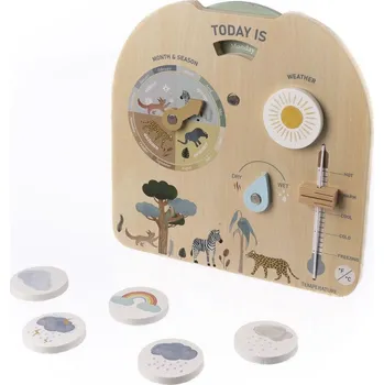 ZOPA dřevěná Montessori deska Počasí