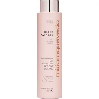 Šampon MIRIAMQUEVEDO Black Baccara Hair Multiplying Intensive Shampoo Ultraintenzivní šampon 200 ml