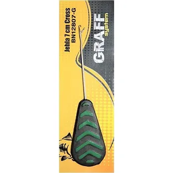 Graff Jehla Cross 7 cm Zelená 2 ks