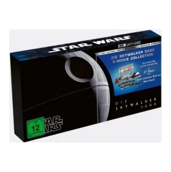 Blu-ray film Star Wars 1 - 9 - Die Skywalker Saga 4K, 9 UHD-Blu-ray + 18 Blu-ray – J. J. Abrams,Rian Johnson,Daisy Ridley,John Boyega,Mark Hamill (DE)