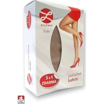 Dámské punčochy Punč.kalhoty HLADKÉ , balení 3+1 ZDARMA 164/108 Černá