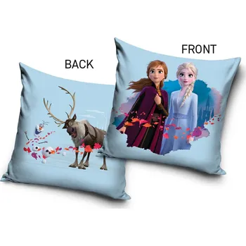 Bytový textil Povlak na polštářek Ledové Království Anna Elsa Sven a Olaf