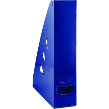 Set školních potřeb Office Products stojan na časopisy, A4/70 mm, tmavě modrý