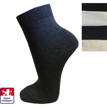 Dámské ponožky Ponožky elastické, snížený lem 39-41 Černá