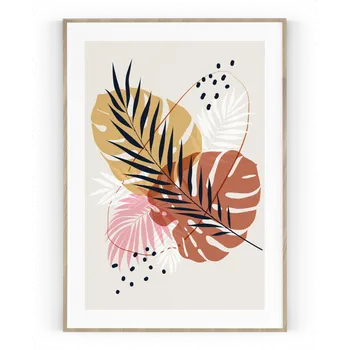 Plakát Plakát / Obraz Minimal Pololesklý saténový papír S bílým okrajem A4 - 21 x 29,7 cm