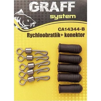 Graff Rychloobratlík + konektor 2 × 5 ks Černá
