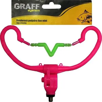 Graff Feederová podpěra V Mini Růžová, 2 ks