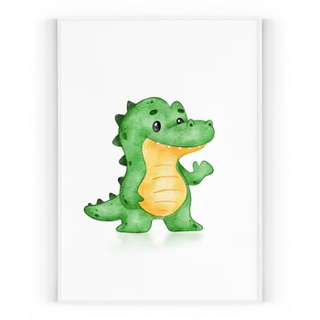 Plakát Plakát / Obraz Animals A4 - 21 x 29,7 cm Tiskové plátno