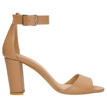Dámské sandále Hnědé Dámské Sandály Na Vysokém Sloupku Wojas 7624652 37