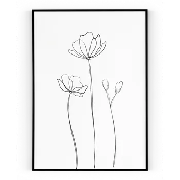 Plakát Plakát / Obraz Květina Pololesklý saténový papír A4 - 21 x 29,7 cm