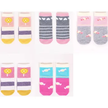 Baby ponožky - vzorované GIRL SKA0004G 17-19 Mix barev