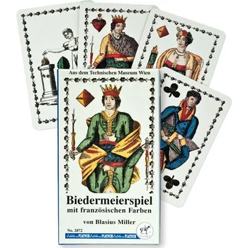 Piatnik Biedermeierspiel mit frazözischen Farben von Blasius Miller No.2872