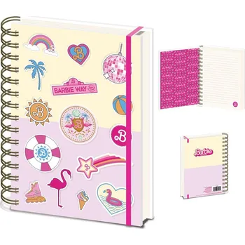 Blok Barbie blok kroužkový A5