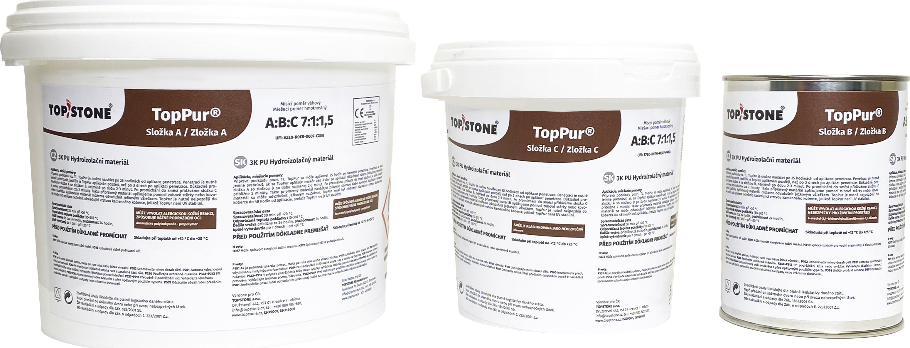 TopPur - tekutá polyuretanová hydroizolace (balení 2,5 kg)