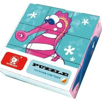 Puzzle Obrázkové kostky Mořská zvířata