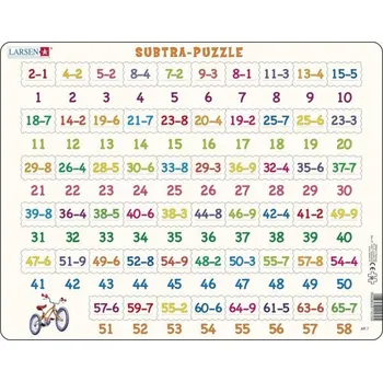 Puzzle Odčítání 1-65