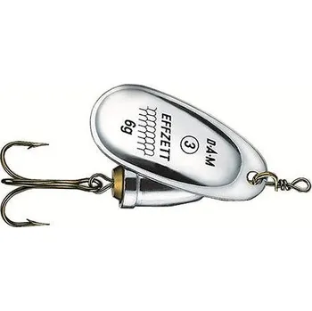 Umělá nástraha Effzett Executor Spinner, 2 × 3 g Velikost 1 Silver