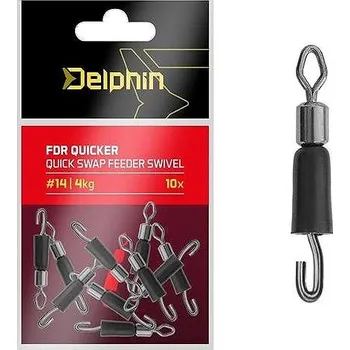 Delphin Rychloobratlík s gumičkou FDR Quicker Velikost 14, 4 kg 2 × 10 ks