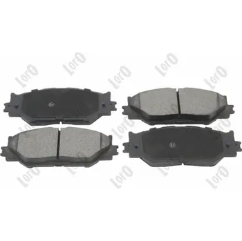 Brzdová destička Sada brzdových destiček, vždy 4 kusy v sadě ABAKUS 231-01-273