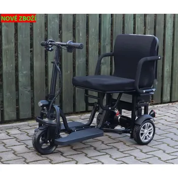 Elektrický invalidní skútr Nový skládací elektrický skůtr Voztren 005. Maximální rychlost 6 km./Elektromagnetická brzda.