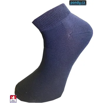 Pánské ponožky Ponožky snížené elastické pánské 42-44 Tmavě šedá