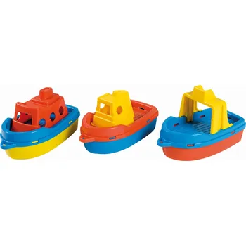 plyšák Androni 3 loďky v síťce - délka 15 cm