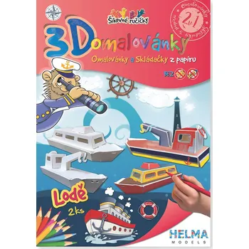 omalovánky 3D omalovánky Lodě