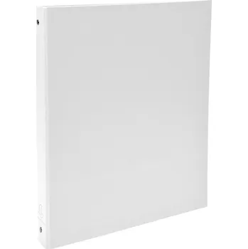 Set školních potřeb Exacompta 4kroužkový pořadač, A4 maxi, hřbet 40 mm, pevná lepenka, bílý