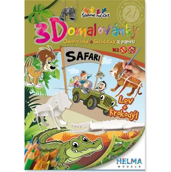 omalovánky 3D omalovánky Safari