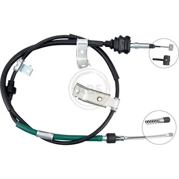 Lanko parkovací brzdy Tažné lanko, parkovací brzda A.B.S. K15005