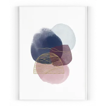 Plakát Plakát / Obraz Abstract 30 x 40 cm Pololesklý saténový papír