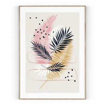 Plakát Plakát / Obraz Minimal Pololesklý saténový papír S bílým okrajem A4 - 21 x 29,7 cm