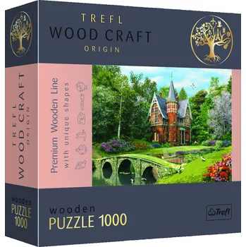 Puzzle Trefl Wood Craft Origin Puzzle Viktoriánský dům 1000 dílků