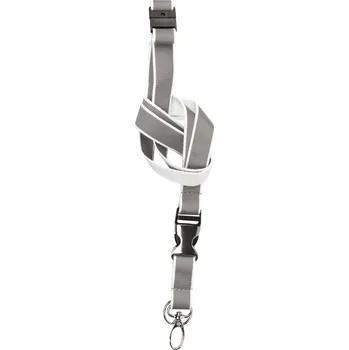 djois páska reflexní s karabinou, bílá, 10 ks