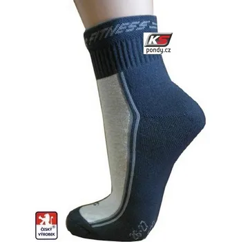Dámské ponožky KS-FIT , AEROBIC,RELAX ponožky polofroté 42-44 Antracit, šedá