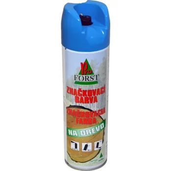 Barva ve spreji Lesnický značkovací sprej ProFORST ERGO modrý neon (IT-508402) (Lesnický značkovací sprej pro značení stromů. Ergonomický vršek v barvě spreje chránící prsty před potřísněním barvou. Objem 500 ml, barva modrý neon.)