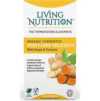 Living Nutrition Your Flora Goldspice fermentovaná synbiotika 60 ks