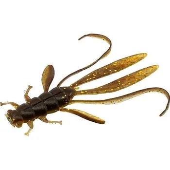 Umělá nástraha Delphin Nymfa Manya UVs, 10,5 cm, MudGold, 2 × 5 ks