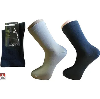 Pánské ponožky Cenová akce Ponožky extra volný lem pánské 45-47 Černá