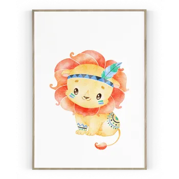 Plakát Plakát / Obraz Boho Pololesklý saténový papír A4 - 21 x 29,7 cm