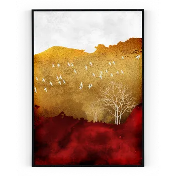 Plakát Plakát / Obraz Goldi A4 - 21 x 29,7 cm Pololesklý saténový papír Bez okraje