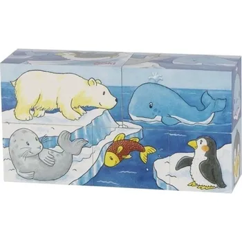 Desková hra Dřevěné kostky Safari a Arktida