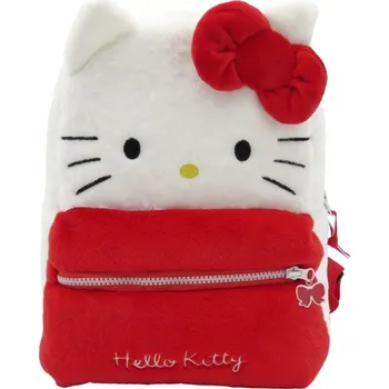Školní batoh Hello Kitty plyšový batoh
