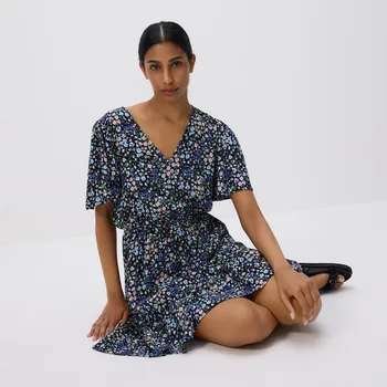 Dámské šaty Reserved - Šaty z viskózy - černý - 6675B-99X - 6675B-99X-XXL