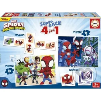 Soubor her Spidey a jeho úžasní přátelé 4v1 - Educa Educa