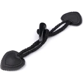 Knoflík Designové zapínání s rohem Varianta: 3 černá, Balení: 10 pár